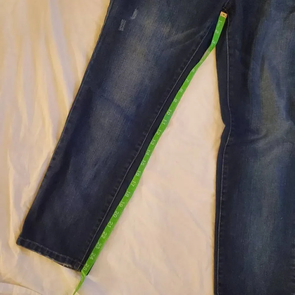 EUC Free People Blue Jean Overalls Size 30